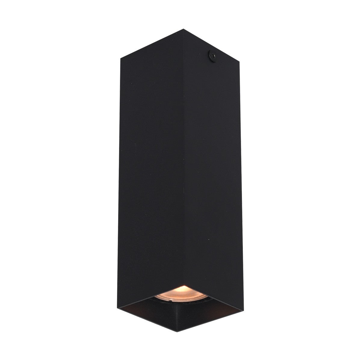 Reflektor sufitowy spot natynkowy Ander kwadratowy czarny piaskowany 1xGU10x10W nowoczesna wym: 17 x 5,8 x 5,8 cm aluminium Italux