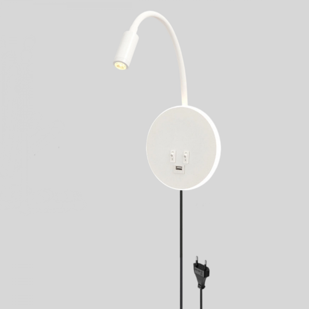 Lishumei Lámpara De Escritorio LED USB, Clip Ajustable, Lámpara De Uñas, Cuidado De Los Ojos, Cuello De Cisne, Giratoria De 360° Con Interruptor, Luz LED De Abrazadera Para Manicura, Lectura Y