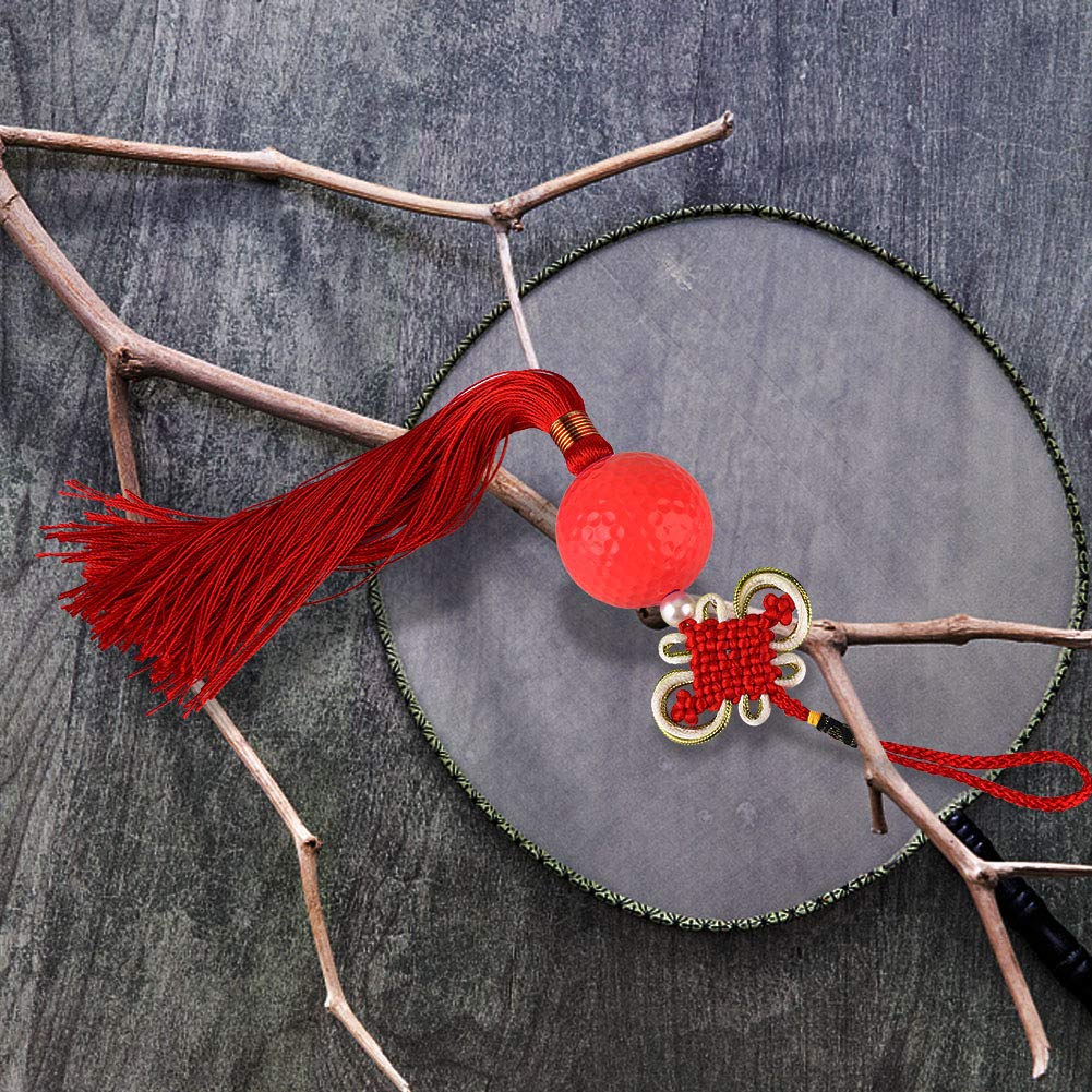 Nœud Chinois Rouge Porte-bonheur – Suspension Murale En Tissu – Neuf