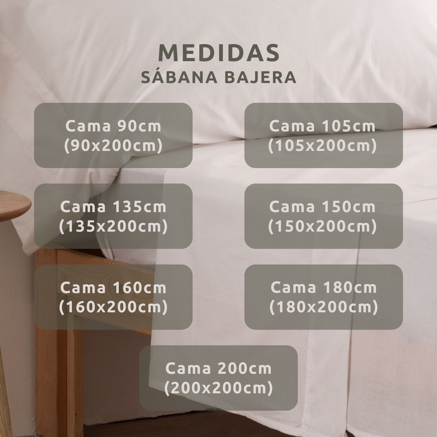 Sábana Bajera Lisa Design Blanco Cama 150cm (150x200cm) Donegal Collections - 4