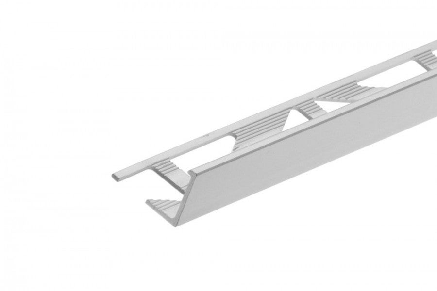 Profil do glazury narożny aluminiowy 12,5mm Cezar Srebrny Mat 2,50m