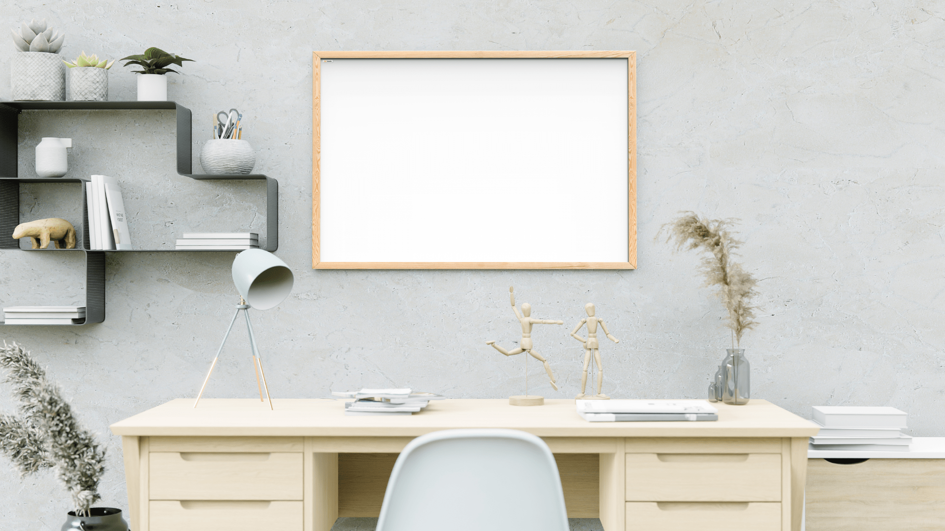 Tableau Blanc Magnétique Effaçable à Sec avec Cadre en Bois 200x120cm - 2