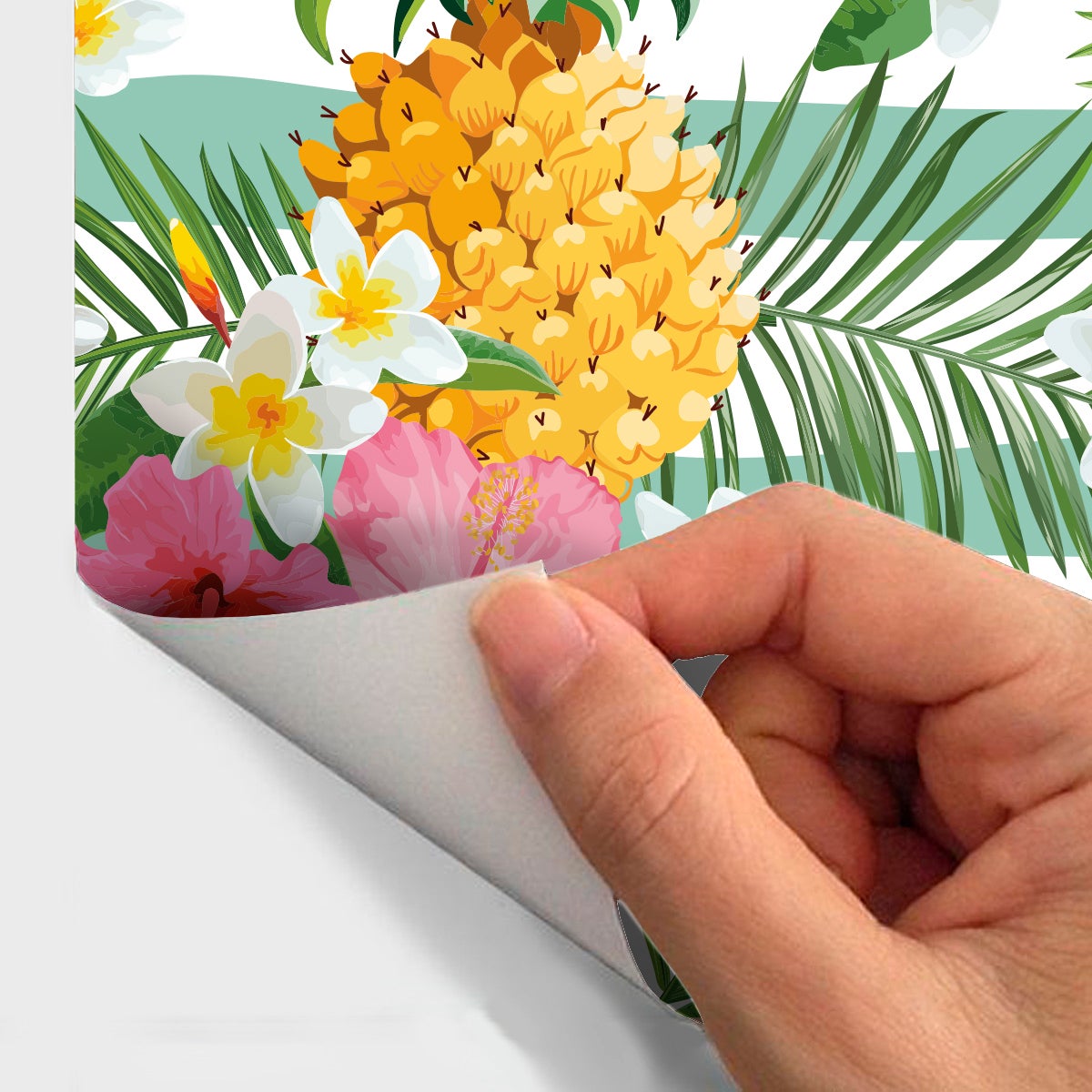 Adesivo carta da parati tropicale Valdivia - Sticker adesivo - adesivi murali - 50x50cm - 4