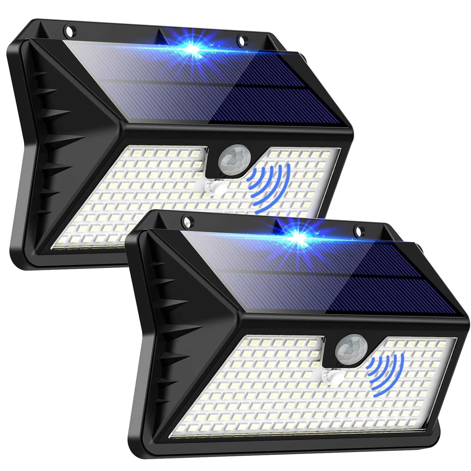 Szt. zewnętrzne lampy solarne kinkiet LED z czujnikiem tryby oświetlenia wodoodporny spot solarny odpowiedni do ogrodu taras garaż