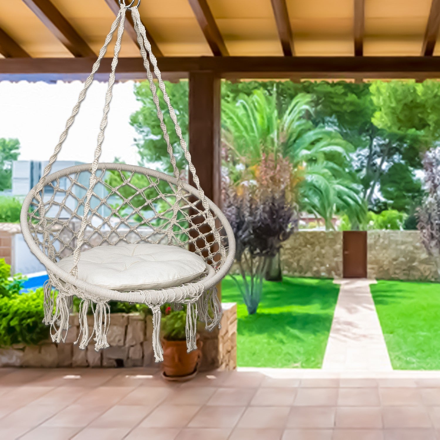 Balancin colgante jardin online