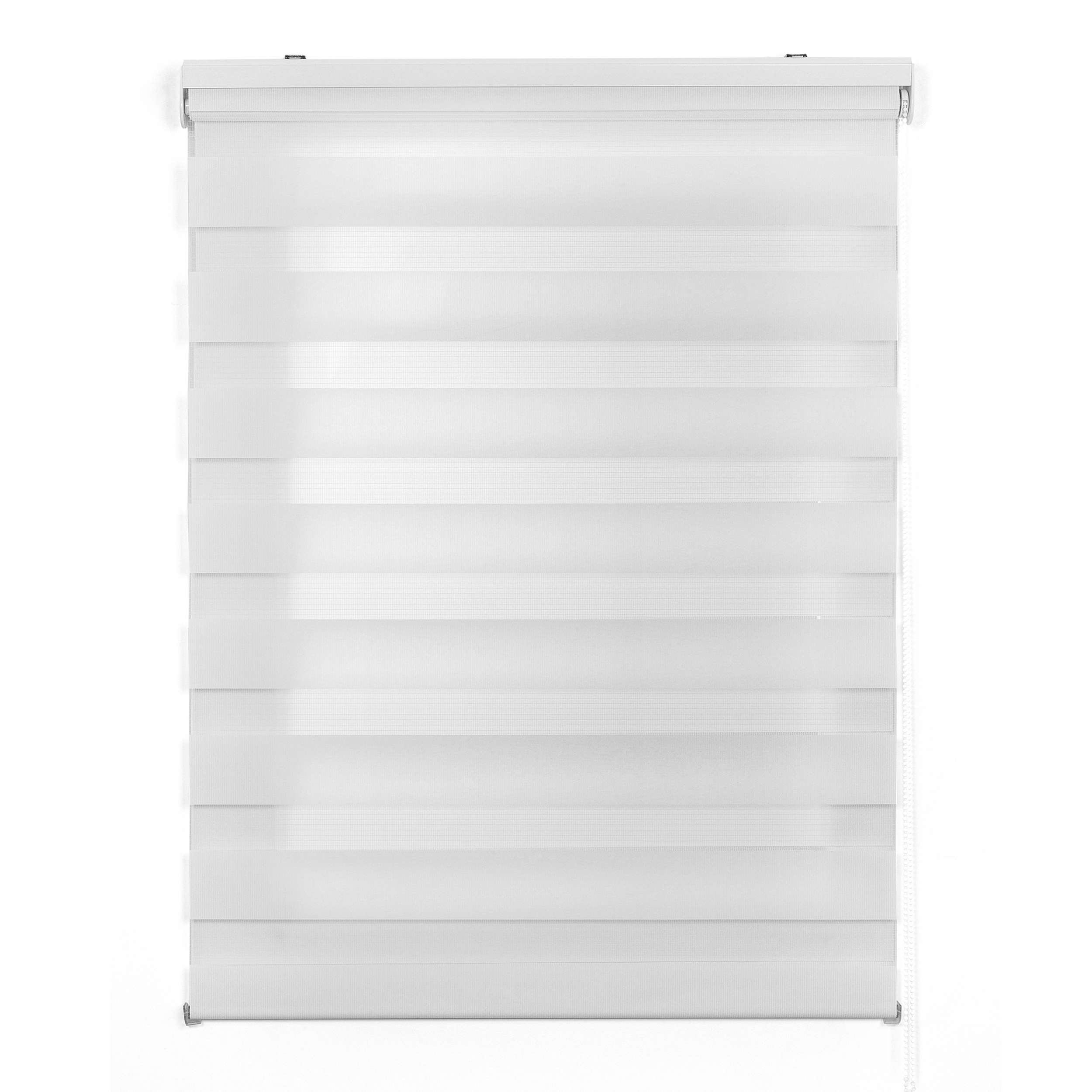 Estore de rolo Dia/Noite duplo em tecido Branco, 180 x 180 cm - 4