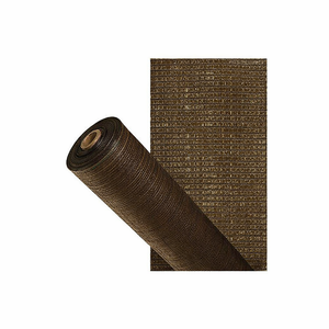 Malla Sombreado Grado Comercial Pantalla De Privacidad Para Vallas ColourTree - Grado Comercial 150 G/m² - Marrón 10x127 Cm - Resistente Y Personalizable Decoración Exterior