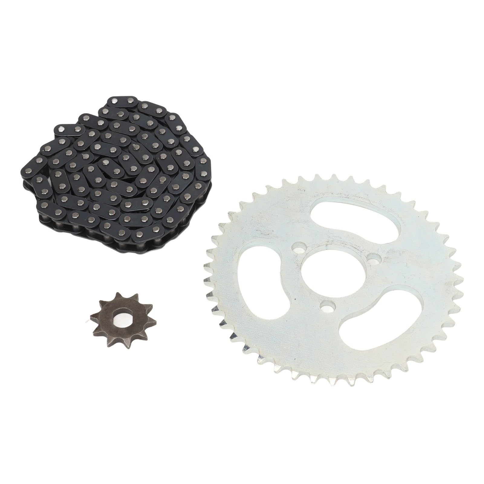 Set Catena E Pignoni T8F Per Kart E Mini Moto - 11T E 44T, Acciaio, Per ATV E Veicoli Modificati - Foto 8