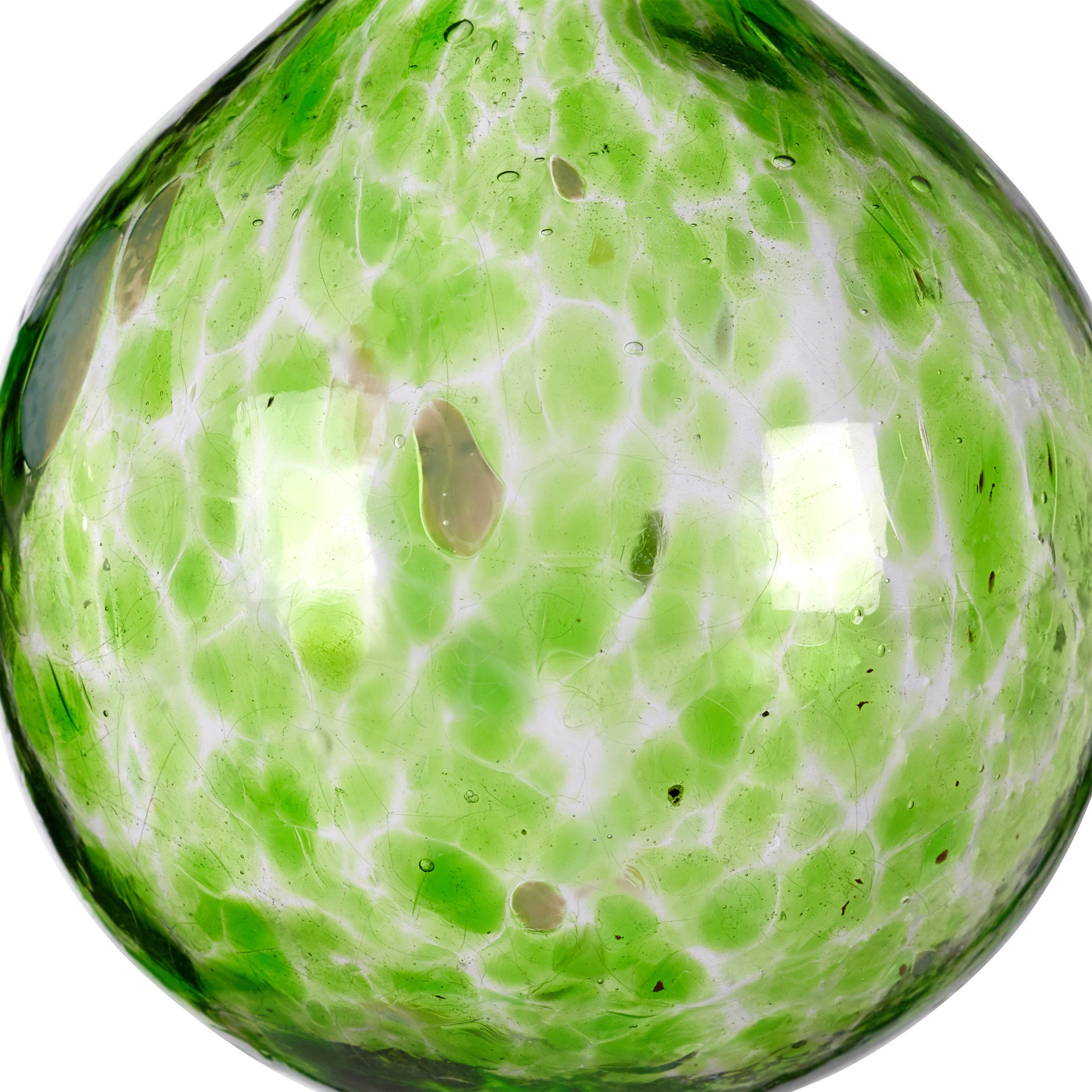 Globes d'arrosage, lot de 10 pour plantes et fleurs, arrosage dosé pour le bureau et les vacances, ø 6 cm, en verre vert, Relaxdays - 6