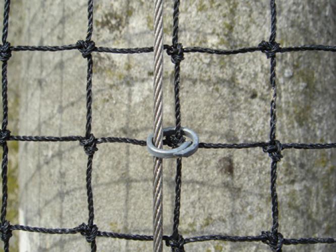 Filet anti-pigeons - Maille de 50mm Pierre 5m x 30m - 3