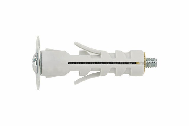 Cheville nylon pour briques creuses et matériaux pleins - Vis M4 x 40 Ø9 - Boite de 70