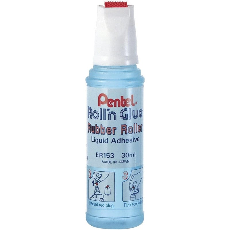 Colle liquide Flacon avec rouleau applicateur Pour papier, carton — free download