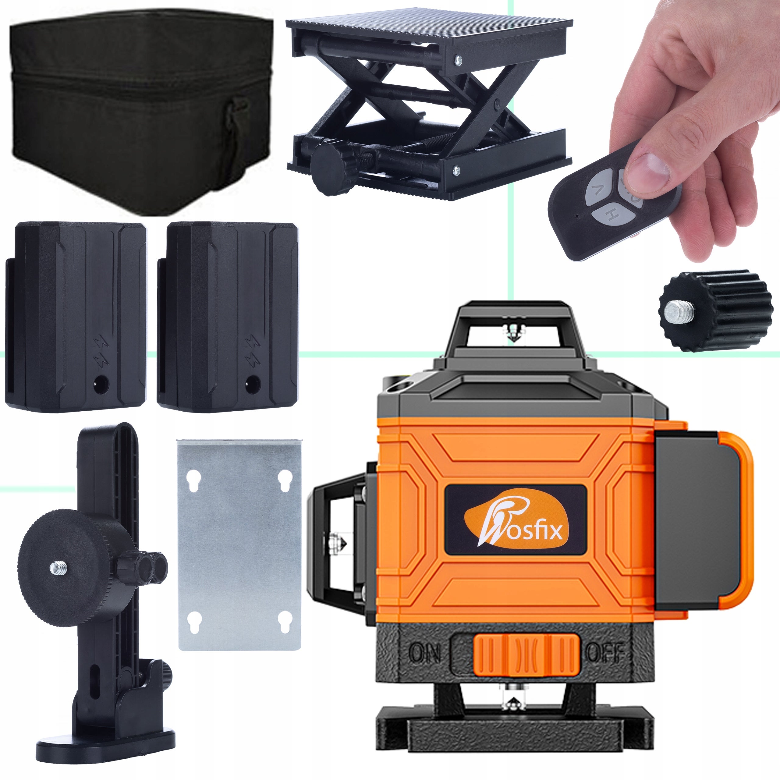 Niveau Laser 3D 12 Lignes, 360° Auto-nivelant, Laser Vert, Robuste Niveau Laser 3D 12 Lignes, 360° Auto-nivelant, Laser Vert, Robuste