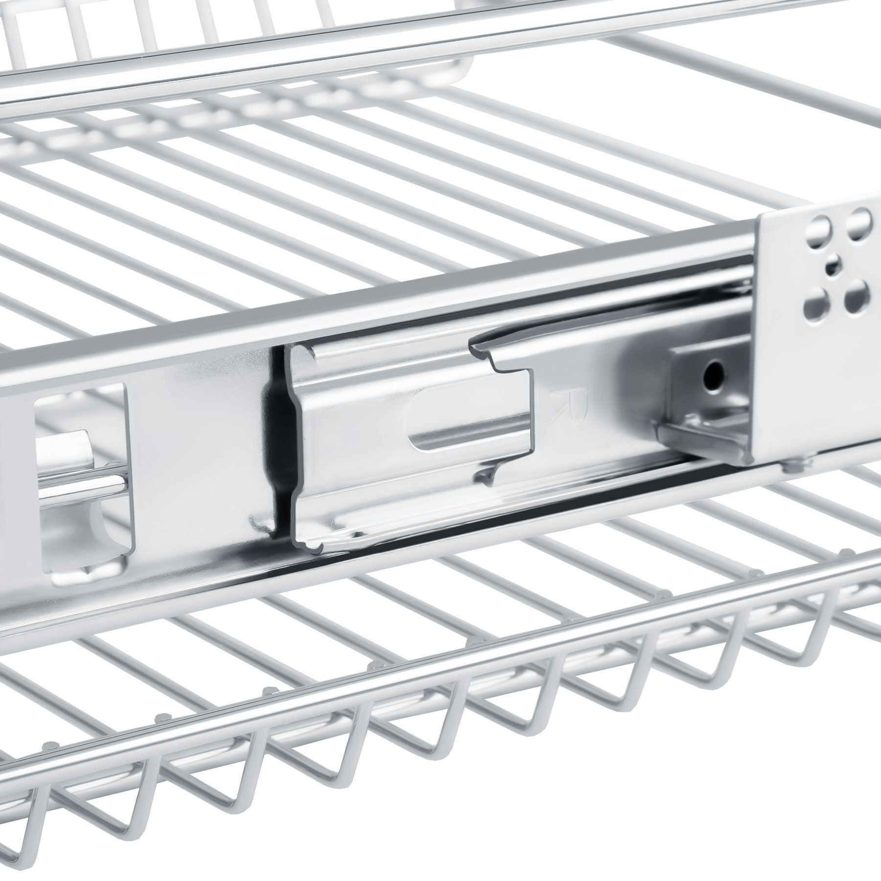 Tectake Tiroir de rangement téléscopique - 50 cm - 4