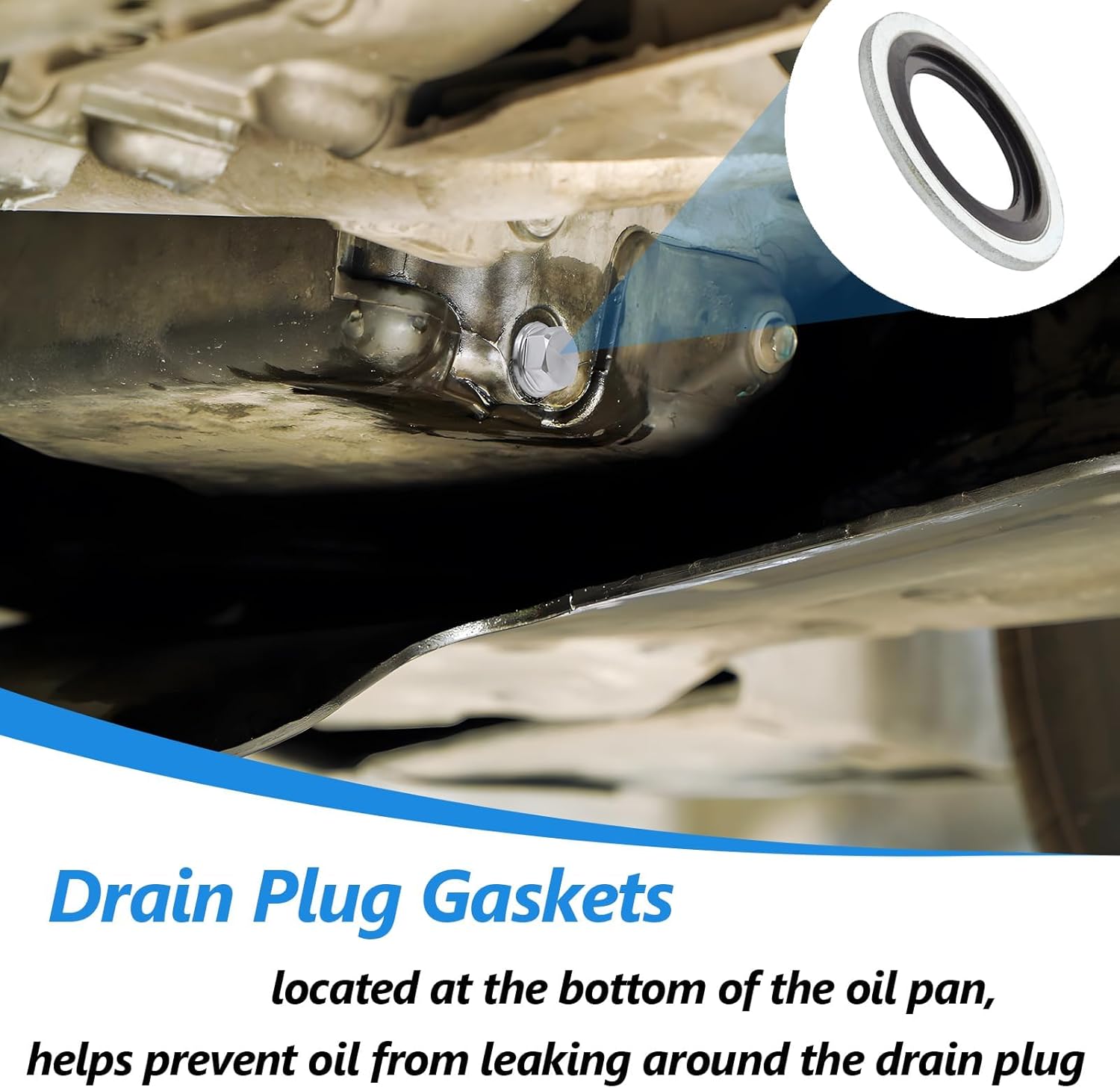 Joints De Bouchon De Vidange D'huile, Lot De 20 Vis De Vidange Dhuile Bague Detancheite Oem 110265505r 6079970345 8200641648 3121867 7700266044 Compatibles Avec Captur Clio Laguna Megane Espace 90656914
