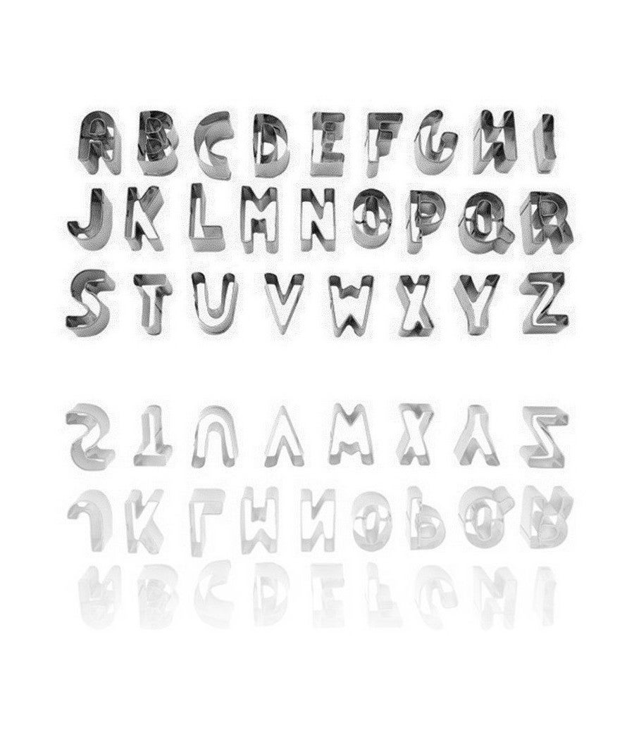 Trade Shop Formine Per Biscotti Lettere Alfabeto Stampi Dolci