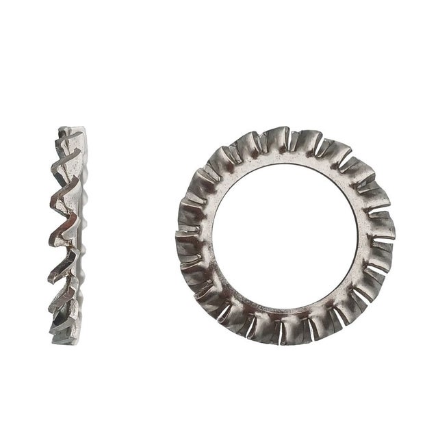 Lot 200 rondelles crantées en coffret
