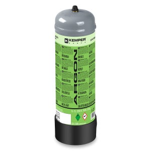 KEMPER - Bottiglia Di Ossigeno 110 Bar Pack X 3 Connessione M10 Saldatura Bi-gas Monouso 110 Litri - 11