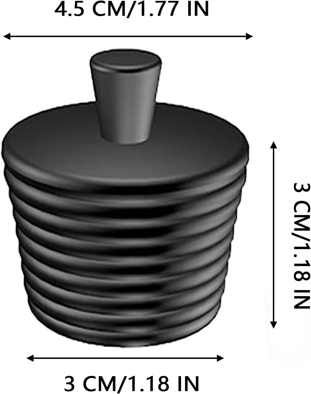 Bouchons de baignoire 3 pièces, bouchon de vidange en silicone, bouchon de vidange universel, bouchon d'évier, bouchon de vidange pour drains - 3