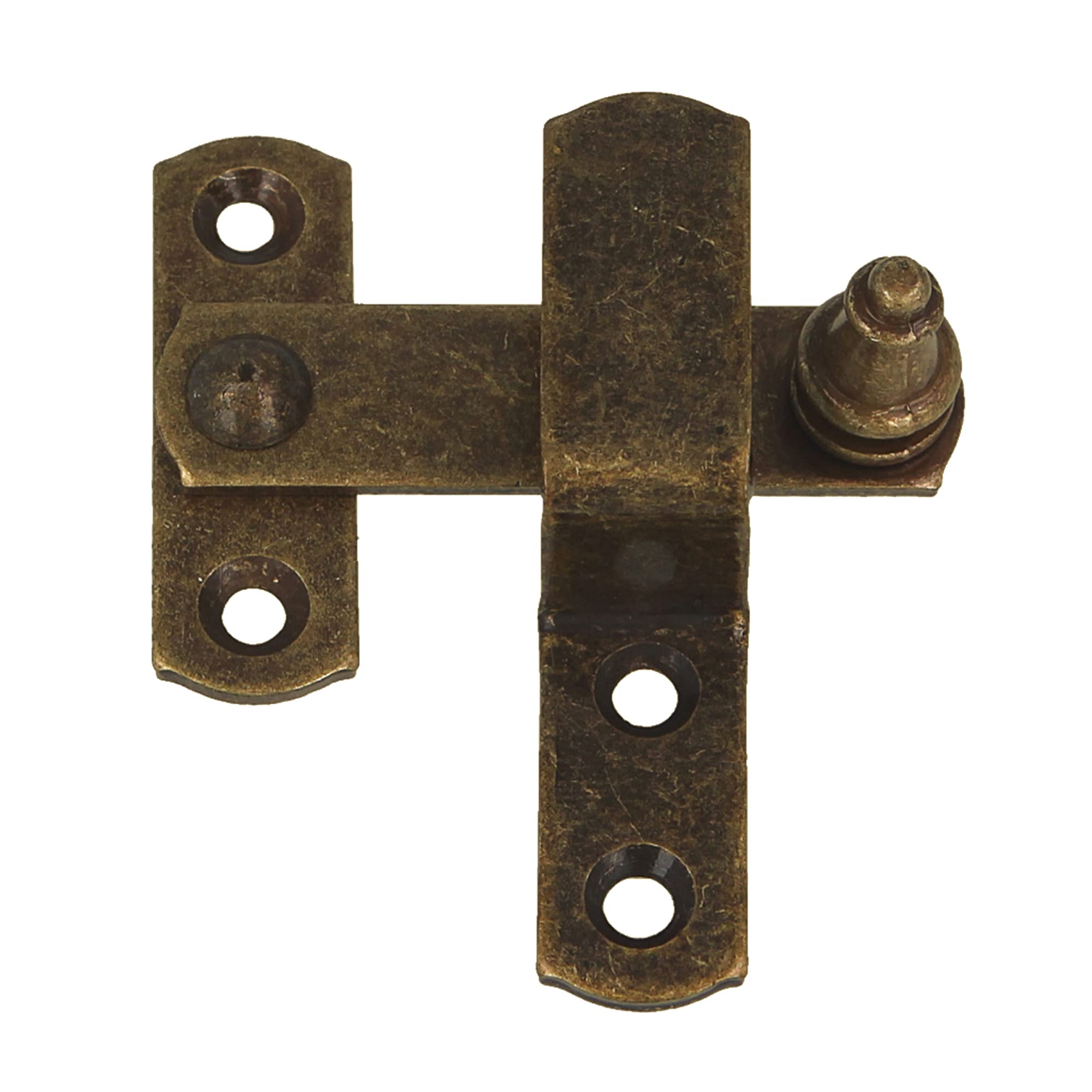 Aldabilla Per Persiane In Acciaio - 75x46mm, Chiusura Sicurezza Anti-Urti, Confezione Da 2 - Foto 8