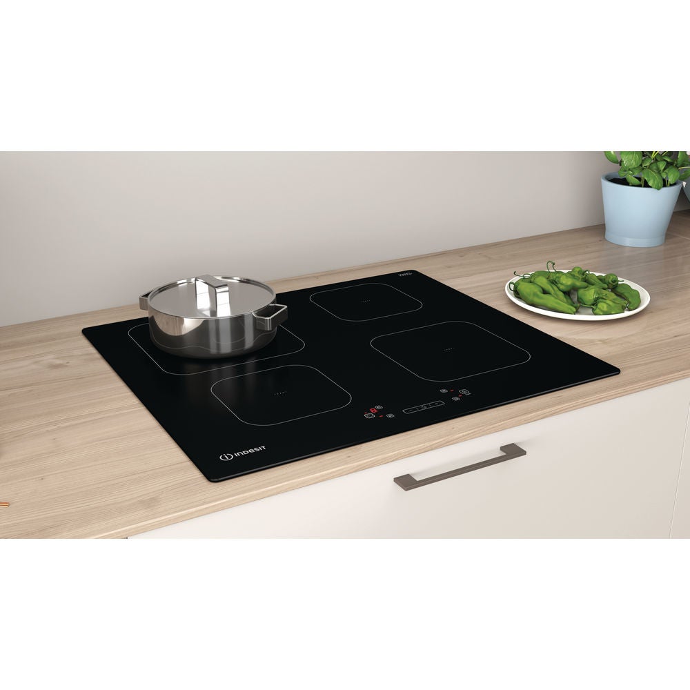 Indesit IS 83Q60 NE Placa de cocina empotrada negra 59 cm Inducción 4 fuegos - 8