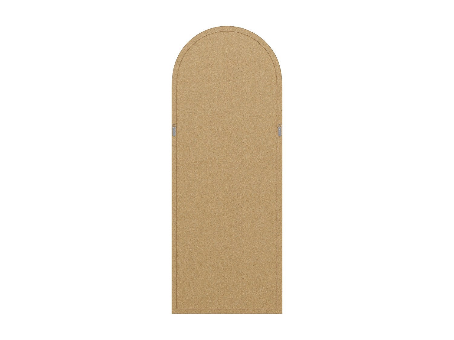 Lustro łukowe dużych rozmiarów z drewna paulowni - szer. 65 x wys. 170 cm - Czarny - SHANGI - 4