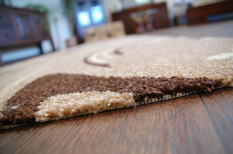 Chodnik KARMEL FRYZ - COFFEE orzech 100 cm 100x140 cm - 3