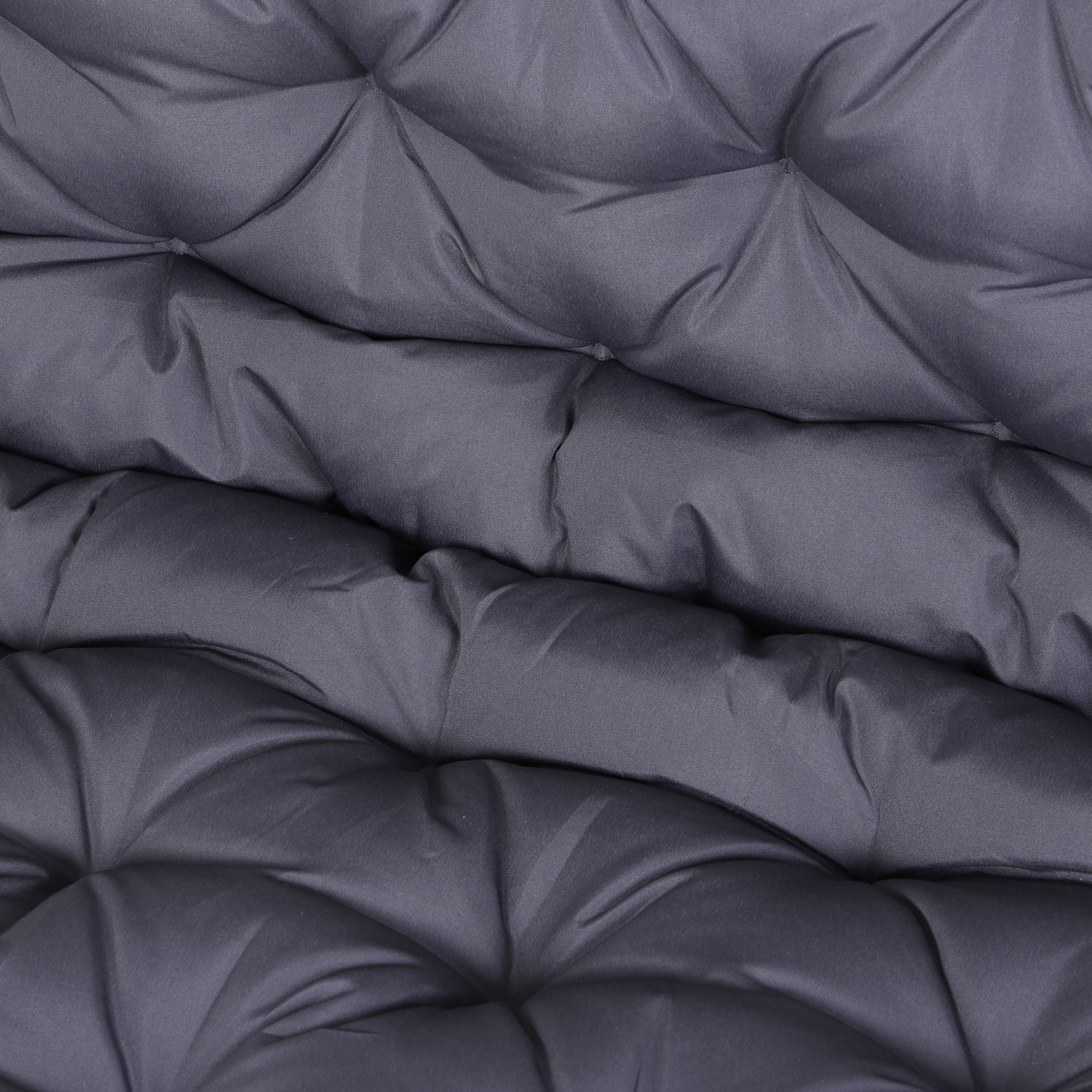 Coussin d'assise et dossier tissu 2 places gris Outsunny - 8