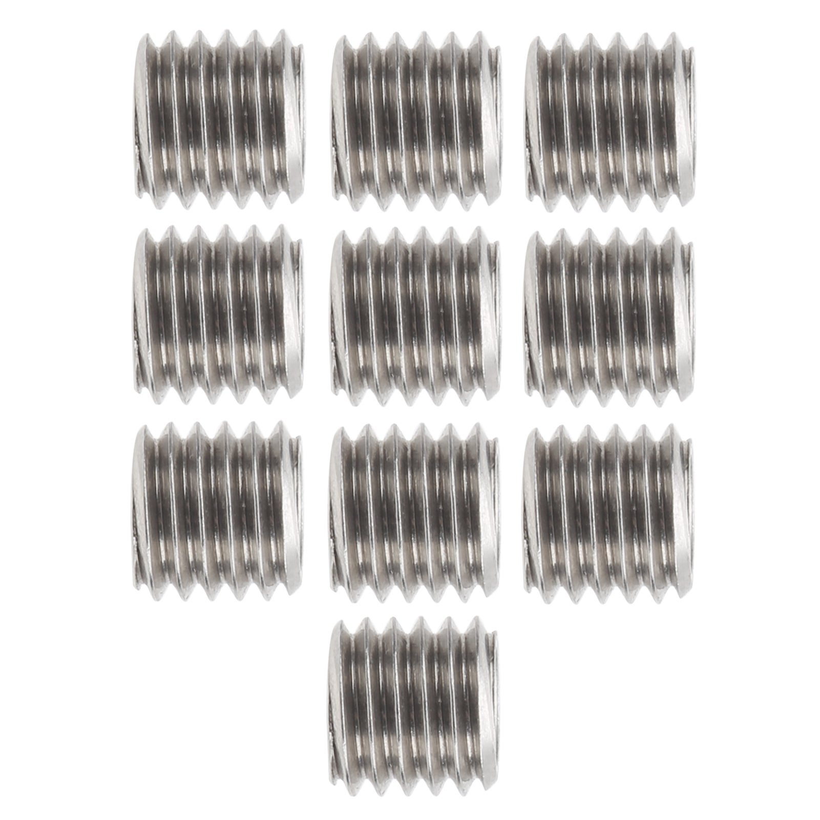 10 pezzi inserti filettati maschio femmina riduttore dado in acciaio inossidabile strumento di riparazione fissaggio - 2