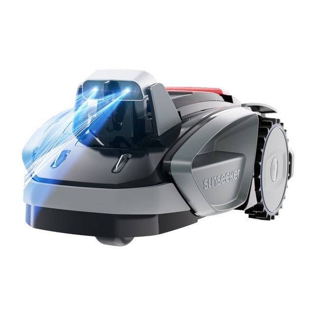 Robot Tondeuse sans Fil, 1000 m², Vision AI, Évitement des Obstacles, Pentes jusqu'à 42%, Contrôle via App, Sunseeker V3 Plus