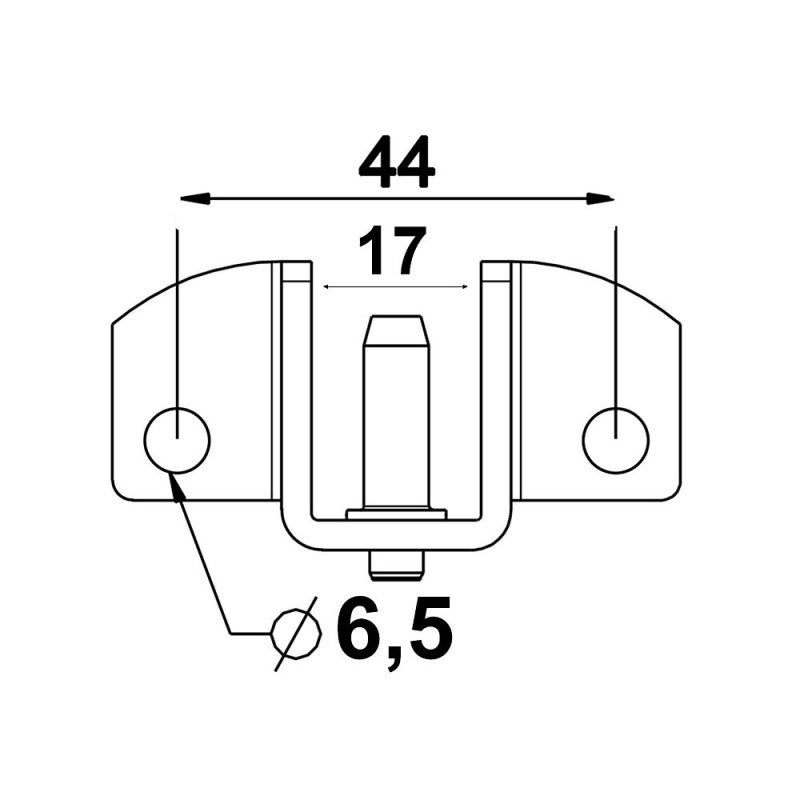 Support pour embout Ø 16 mm - 2