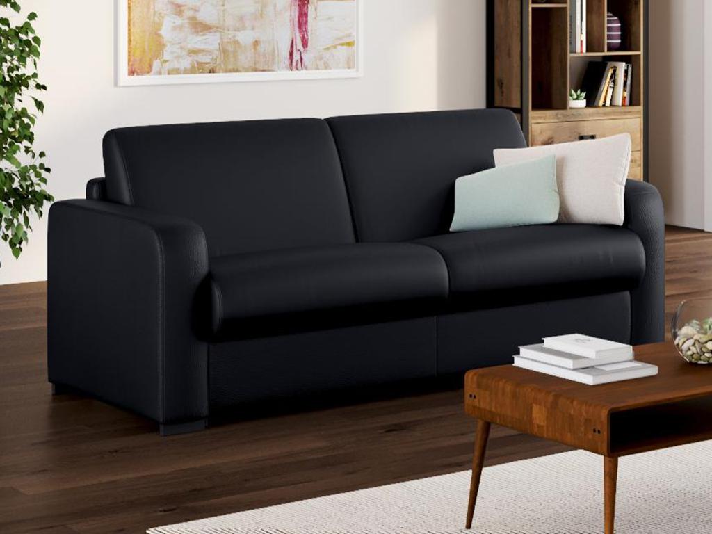Sofa inclinable électrique en cuir véritable | Meubles RD