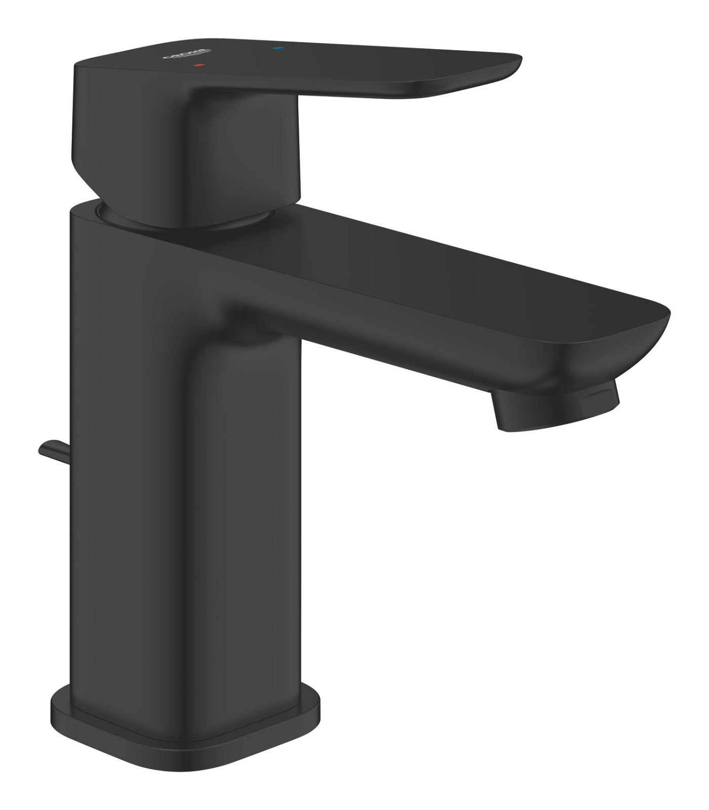 Baterie lavoar Grohe 1016952430, Cubeo, tip comanda monocomanda, marime s, tip instalare pe lavoar, negru