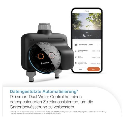 GARDENA 19034-20 smart Dual Water Control Commande darrosage - 3