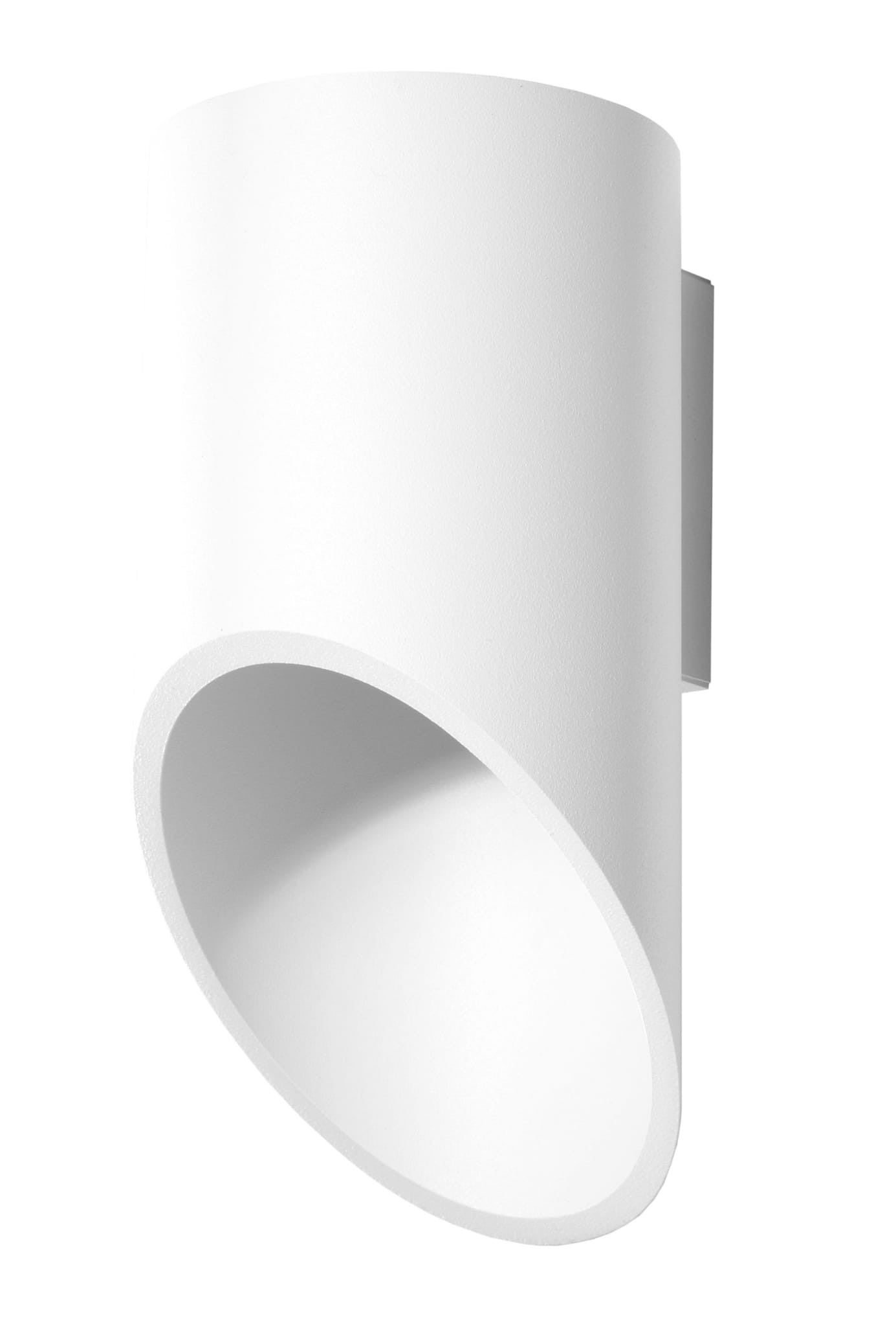 Kinkiet ścienny Penne biały 1xG9x40W wym: 20 x 12 x 12 cm aluminium IP20 Sollux Lighting