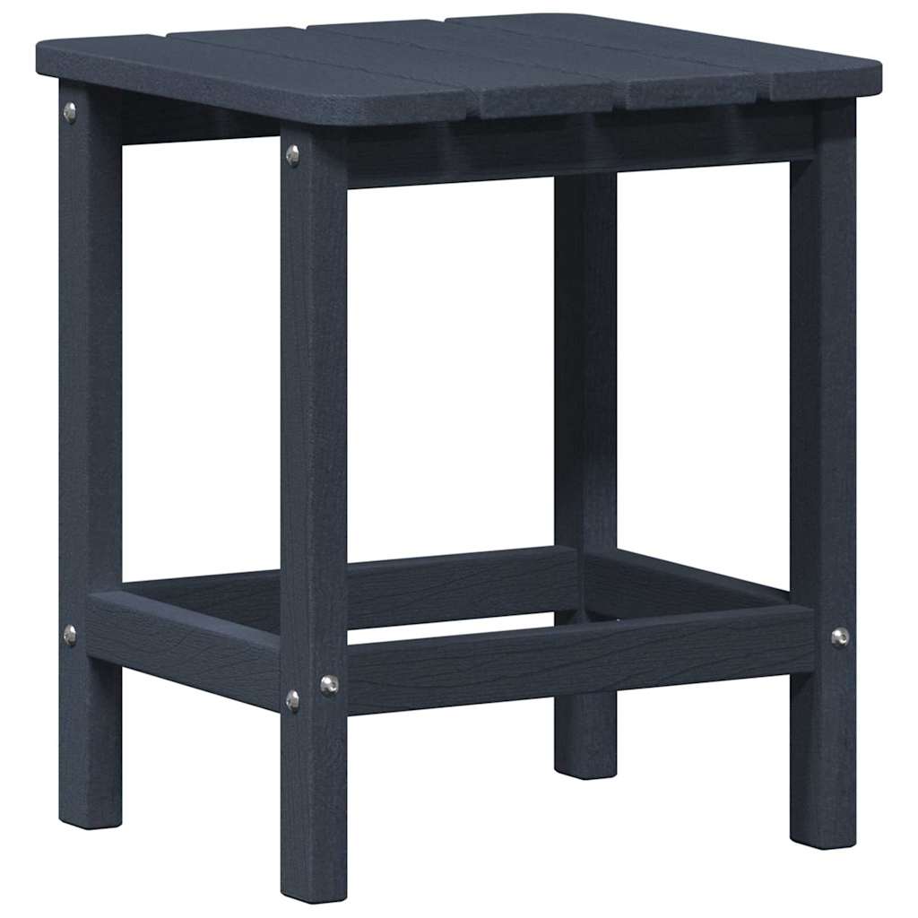 vidaXL Table d'appoint Bleu marine 38 x 38 x 46 cm Polyéthylène - 2