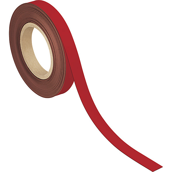 MAUL | Nastro | magnetico | lungh x largh 10000 x 20 mm | conf da 2 pz | rosso