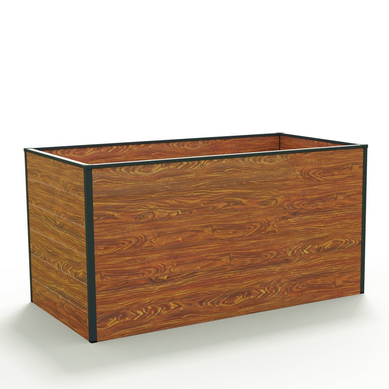 77 x 150 x 77 cm Grządka podwyższona, optyka drewna