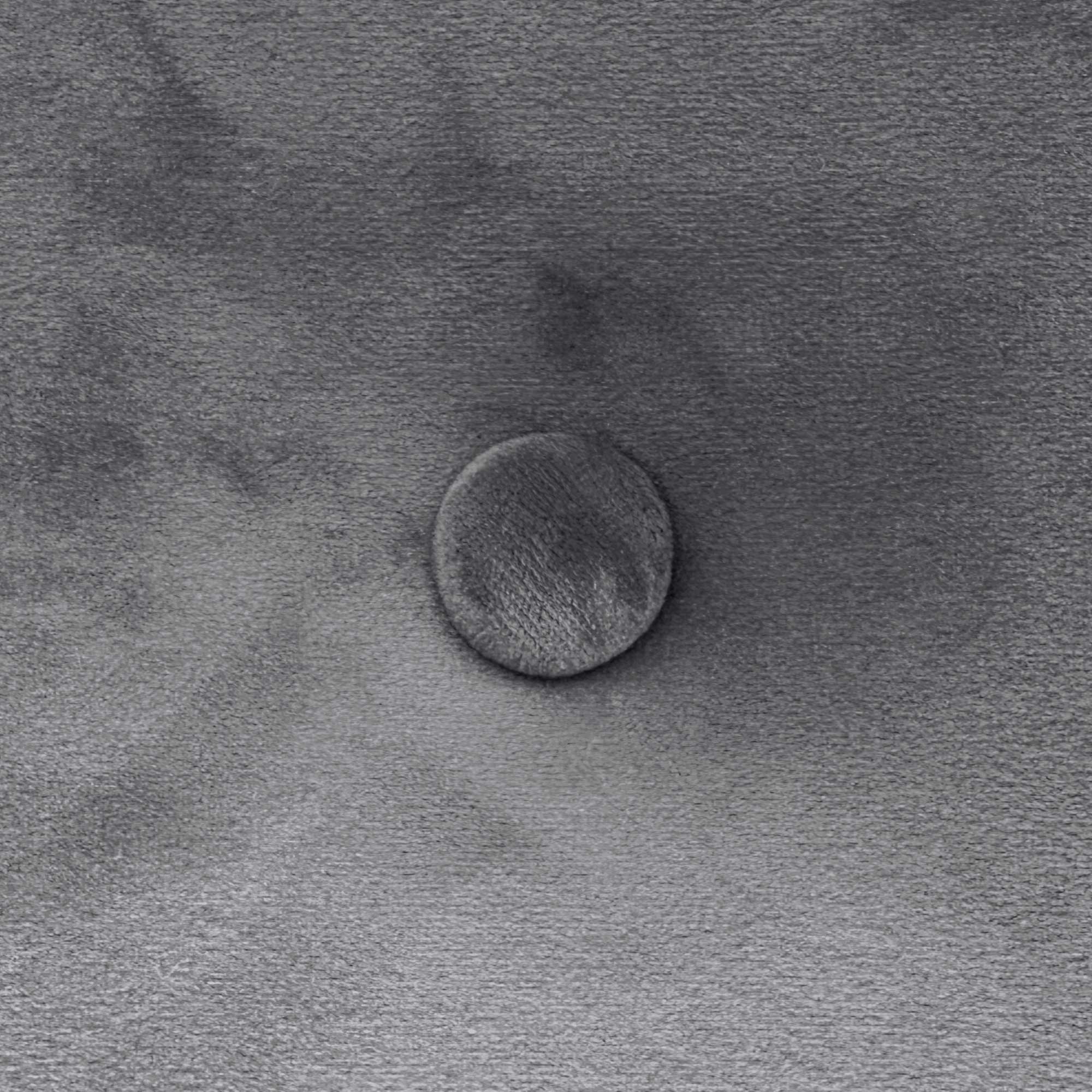 DHOME Testiera in velluto liscio con bottoni e gambe alta gamma moderna testiera imbottita per letto di lusso camera da (Gris Cendre, 145x115cm) - 4