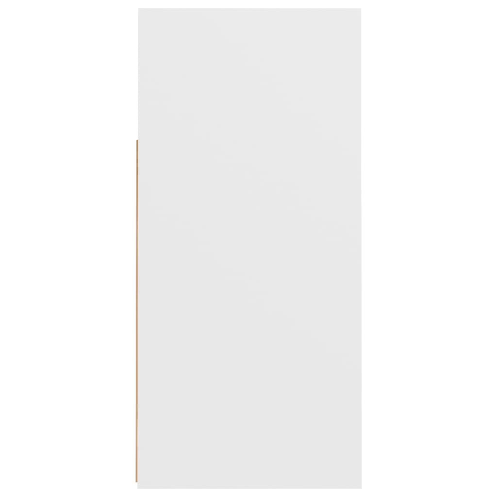 vidaXL Credenza con Luci LED Bianca 80x35x75 cm - 9