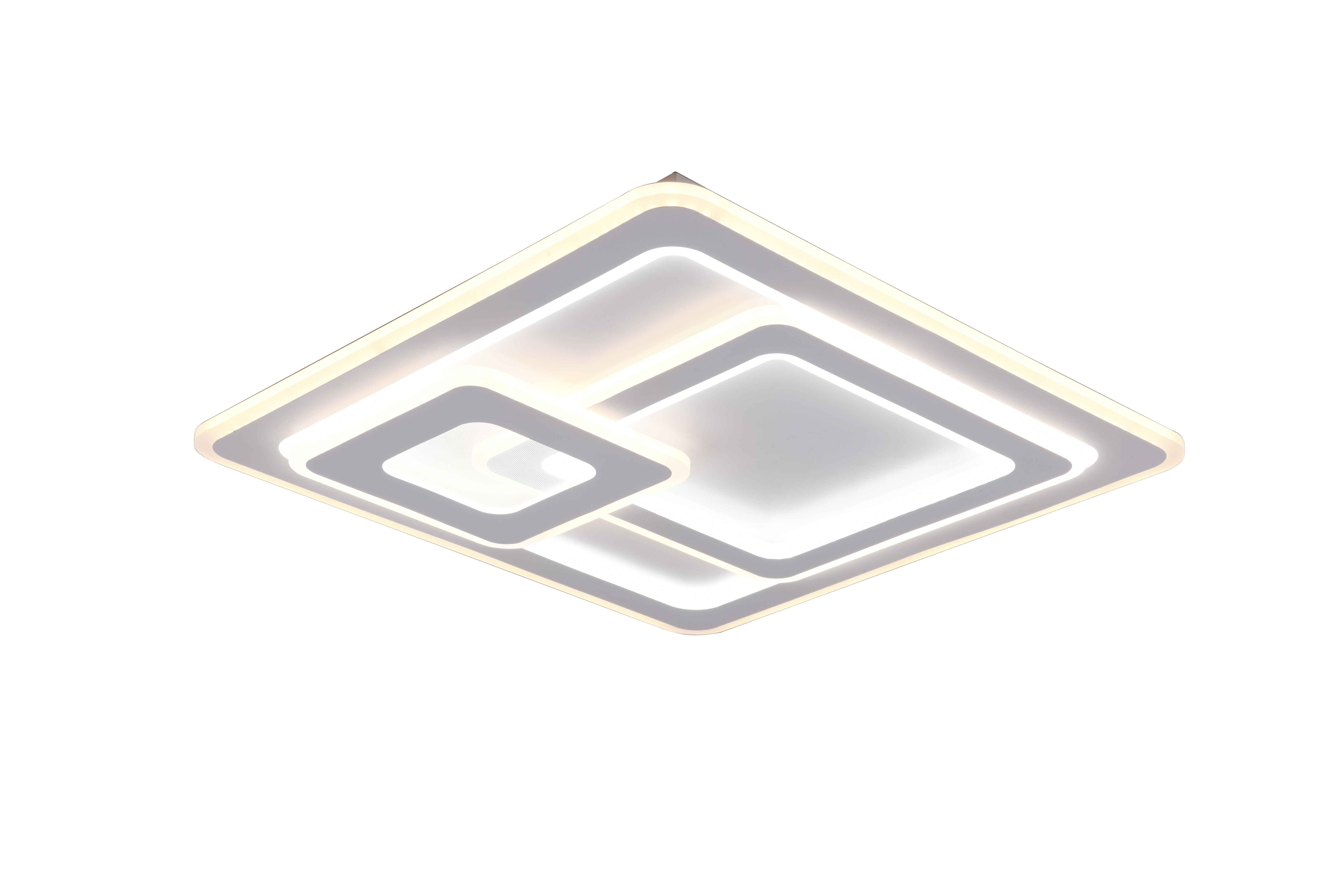 Plafon kwadratowy MITA LED 76W Odcienie bieli 9250 lm biały wym:7x51,5x51,5cm IP20 Trio