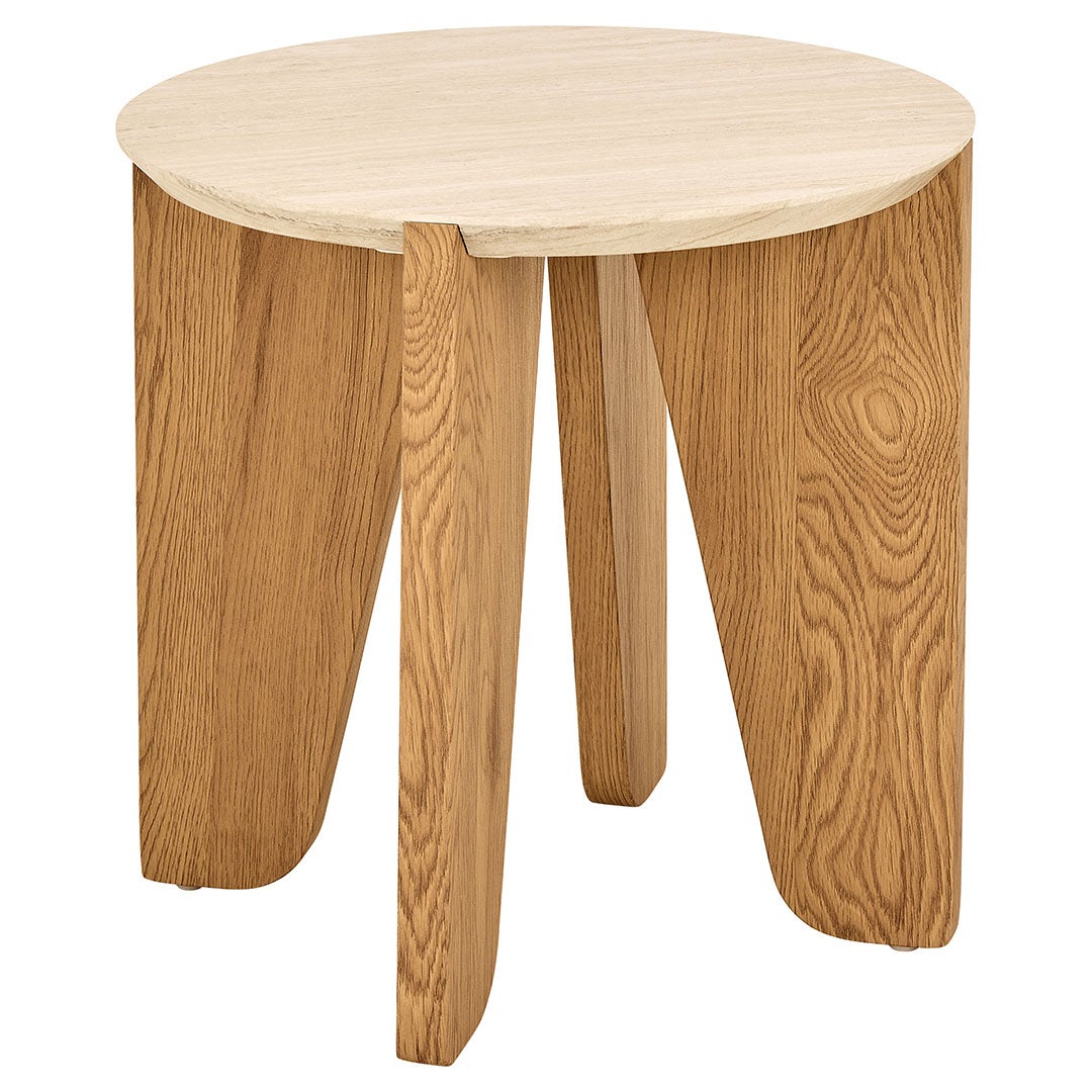 Dockland stolik narożny beżowy.