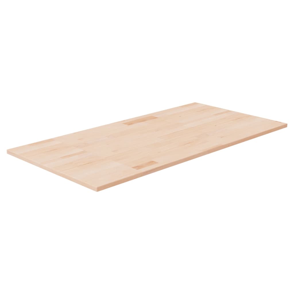 Maison exclusive - encimera de baño madera maciza sin tratar 100x50x1,5 cm