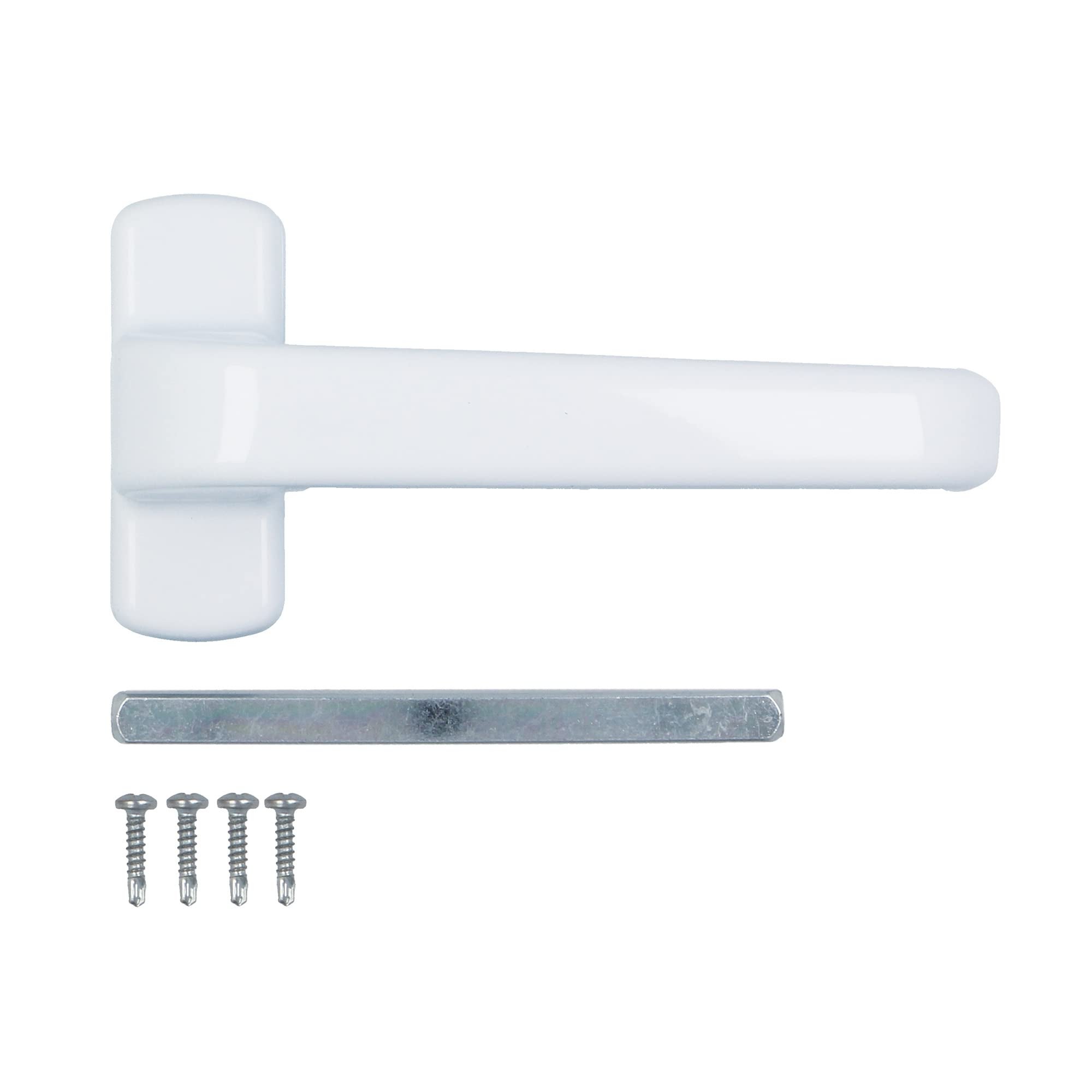 Manilla puerta epsilon aluminio lacado blanco - 7