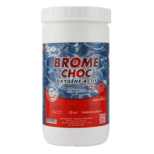 Oxygène Actif - Sans Chlore - Brome Choc Spa Piscine - Re Activateur De Brome Spécial Spa - Pastilles 20G - Pot 1kg - Edg Byaqualux - 8