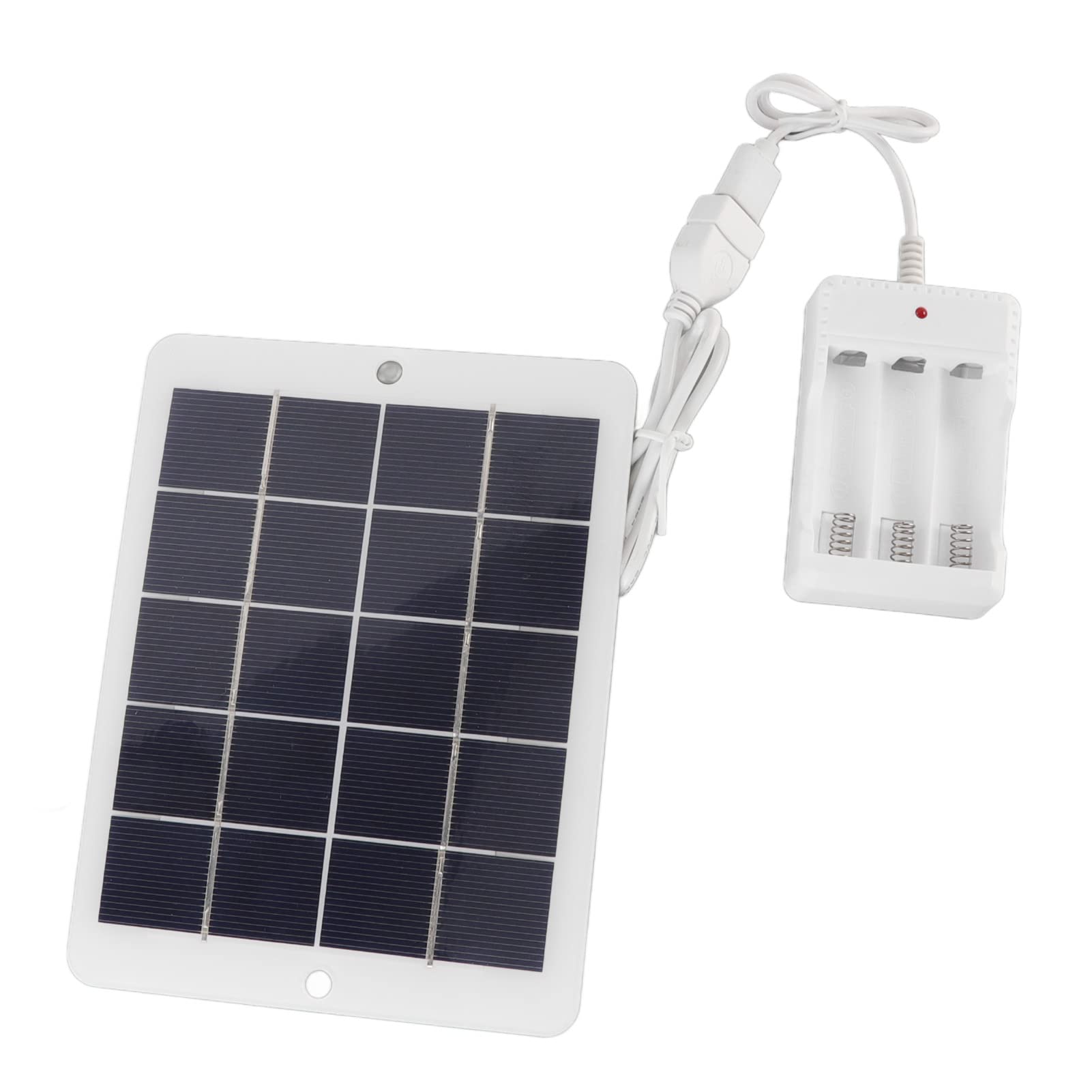 CARICABATTERIE A PANNELLO SOLARE EFFICIENTE 3W 5V PORTATILE PER USO ESTERNO - 4