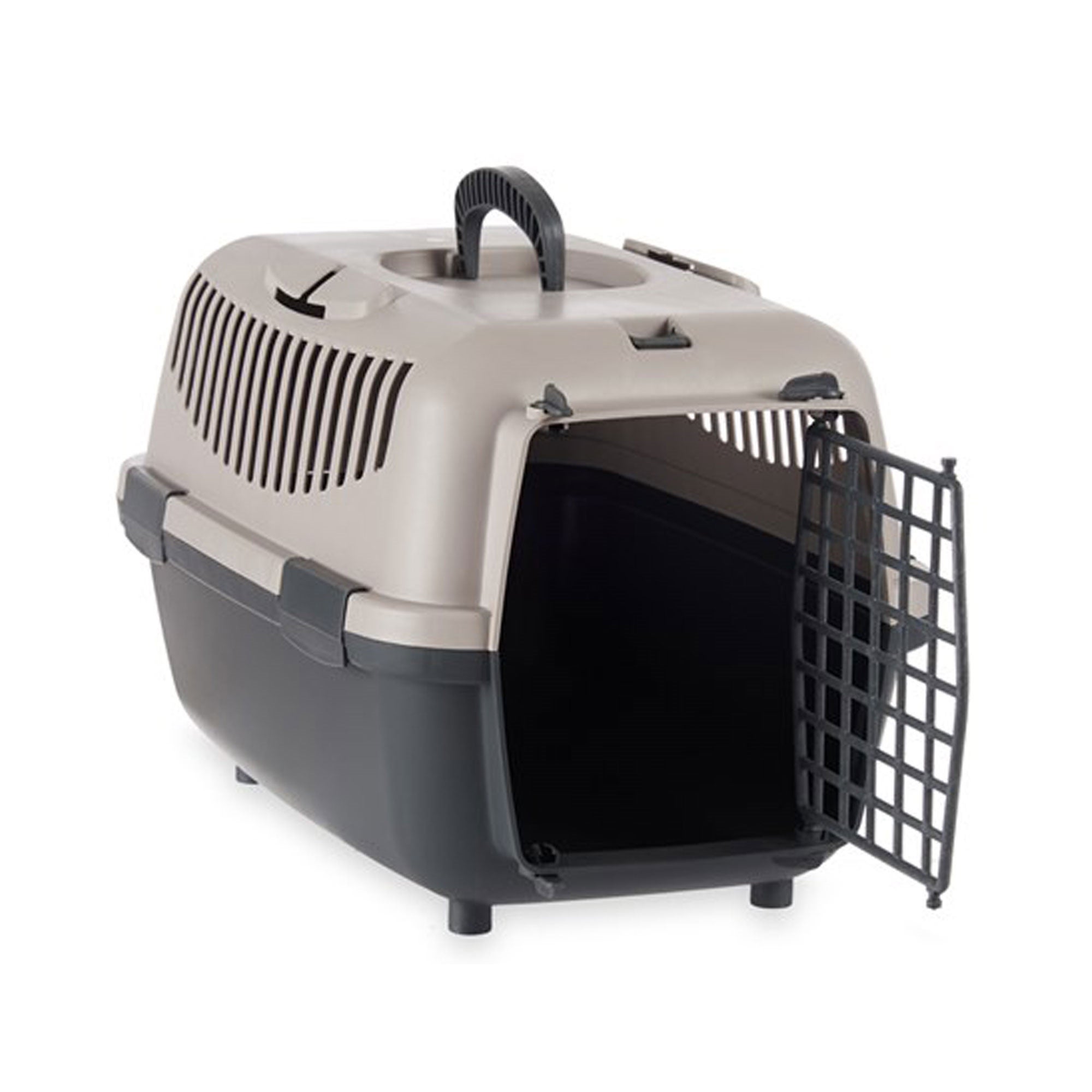 Transportador portátil para animais de estimação antracite, ideal para cães e gatos 48x31,5x31cm - 5