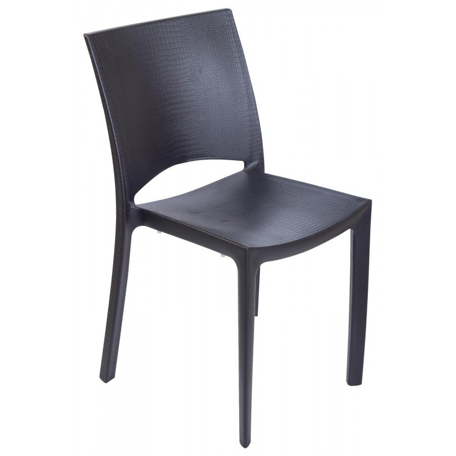 Chaise Grandsoleil en Plastique Noir