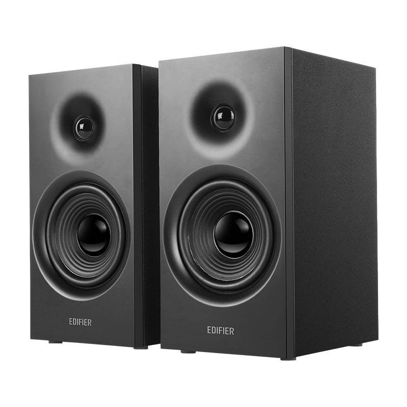 Edifier R1010BT Casse Attive Da Scaffale 2.0 Con Bluetooth 5.1, 24W RMS, Woofer 4" E Tweeter In Seta, In壓 RCA E AUX, Nero