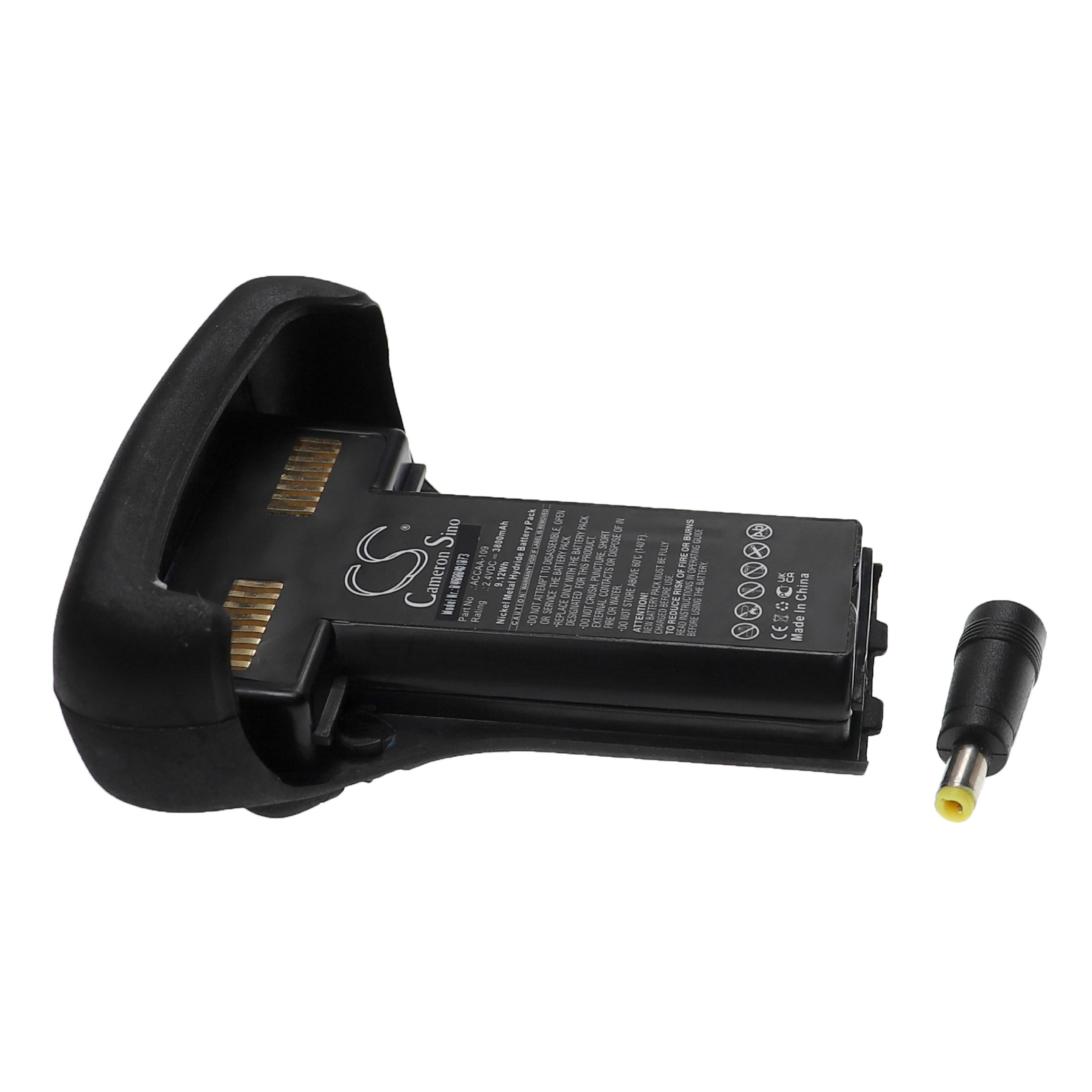 vhbw Batterie compatible avec TDS Recon 400, 200X, 200, 400X outil de mesure (3800mAh, 2,4V, NiMH) - 5